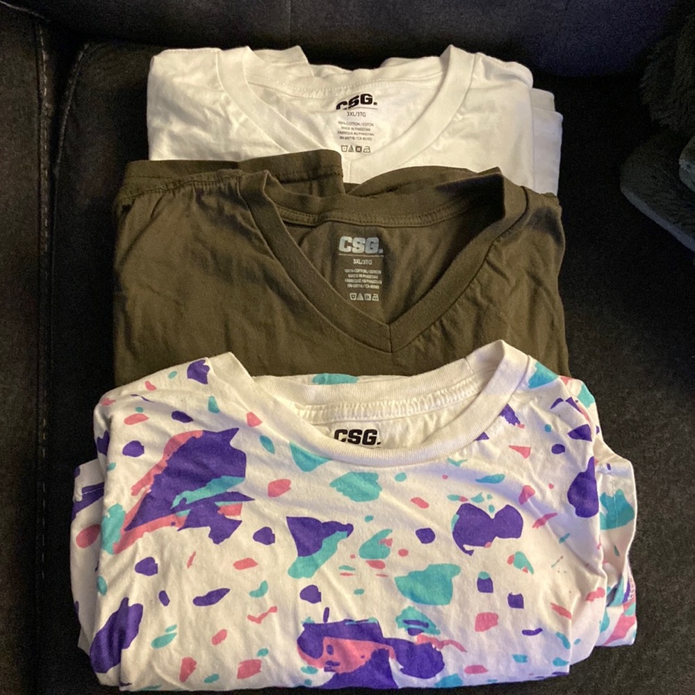Bundle of 3 3XL tshirts